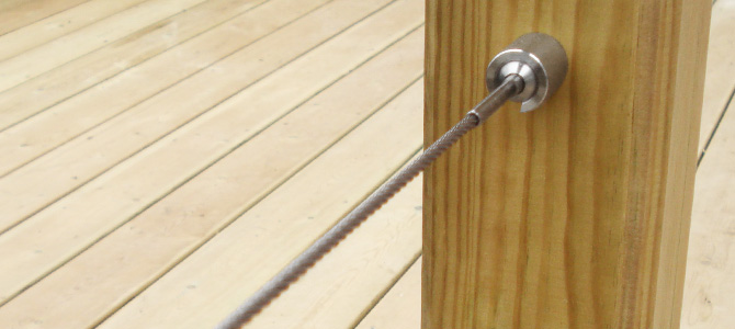 Balustrade with Surface Mount Sockets